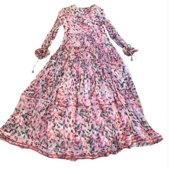 Rococo Sand Mimi Wrap Dress XS Pink - Picture 3 of 4